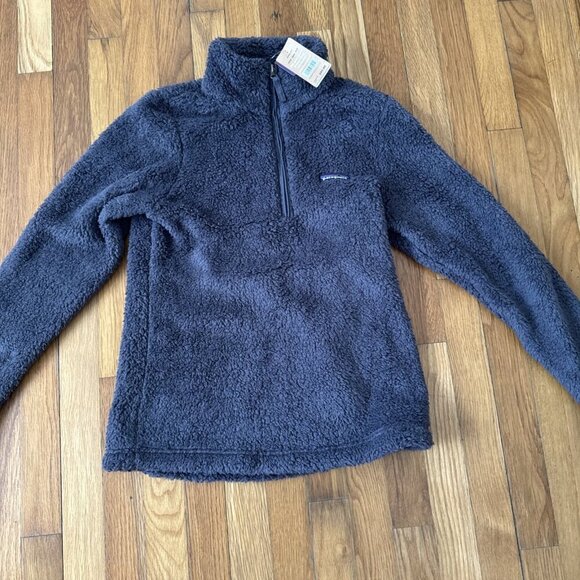 Patagonia Women's Los Gatos 1/4-Zip Fleece Sweatshirt Feather Gray Size S - Picture 2 of 7